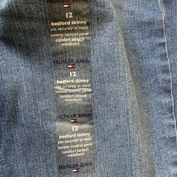 Tommy Hilfiger Jeans Womens Size 12 Tummy Control Panel Bedford Skinny Stretch - Picture 12 of 13